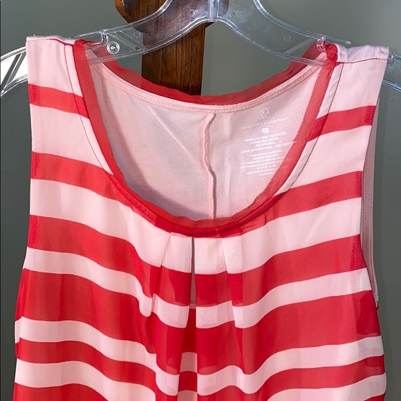 NY&C Pink Sleeveless Blouse - Picture 6 of 7
